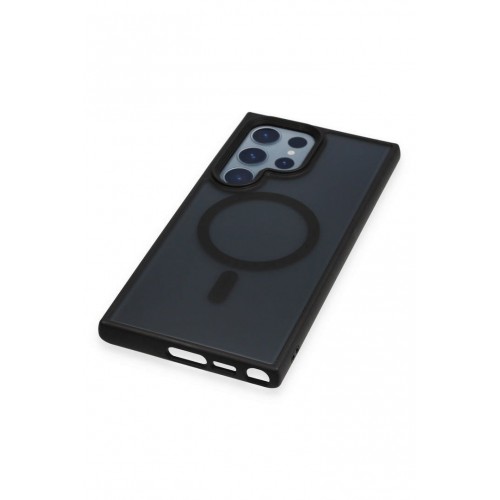 Newface Samsung Galaxy S23 Ultra Kılıf Trex Magneticsafe Kapak - Siyah Newface Samsung Galaxy S23 Ultra Kılıf Trex Magneticsafe Kapak - Siyah