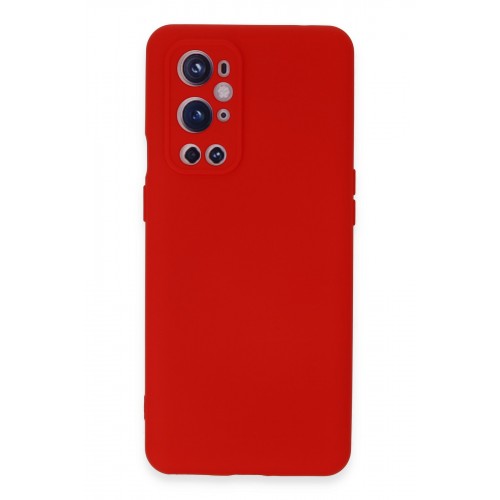 Newface One Plus 9 Pro Kılıf Nano içi Kadife Silikon - Kırmızı Newface One Plus 9 Pro Kılıf Nano içi Kadife Silikon - Kırmızı