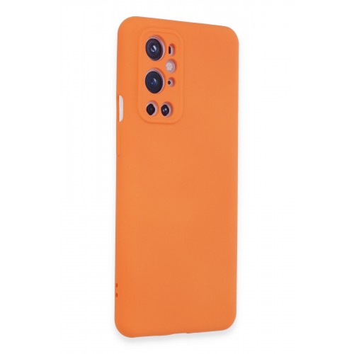 Newface One Plus 9 Pro Kılıf Nano içi Kadife Silikon - Turuncu Newface One Plus 9 Pro Kılıf Nano içi Kadife Silikon - Turuncu