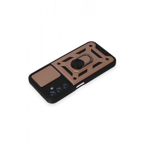Newface Samsung Galaxy A14 4G Kılıf Pars Lens Yüzüklü Silikon - Rose Gold Newface Samsung Galaxy A14 4G Kılıf Pars Lens Yüzüklü Silikon - Rose Gold