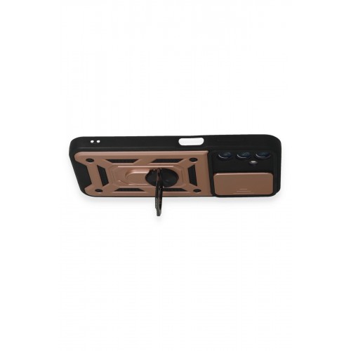 Newface Samsung Galaxy A14 4G Kılıf Pars Lens Yüzüklü Silikon - Rose Gold Newface Samsung Galaxy A14 4G Kılıf Pars Lens Yüzüklü Silikon - Rose Gold