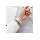 Newface Apple Watch 38mm KR414 Daks Deri Kordon - Pembe