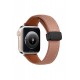 Newface Apple Watch 38mm KR414 Daks Deri Kordon - Kahverengi Newface Apple Watch 38mm KR414 Daks Deri Kordon - Kahverengi