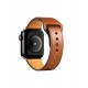 Newface Apple Watch 41mm KR415 Luaz Deri Kordon - Kahverengi Newface Apple Watch 41mm KR415 Luaz Deri Kordon - Kahverengi
