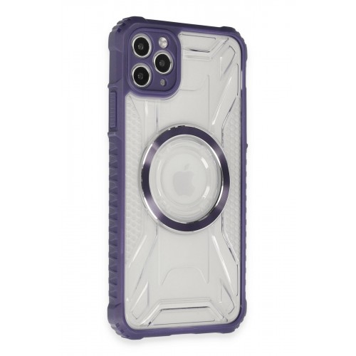 Newface iPhone 11 Pro Kılıf Prag Magneticsafe Kapak - Derin Mor Newface iPhone 11 Pro Kılıf Prag Magneticsafe Kapak - Derin Mor