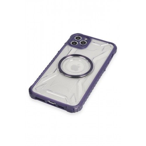 Newface iPhone 11 Pro Kılıf Prag Magneticsafe Kapak - Derin Mor Newface iPhone 11 Pro Kılıf Prag Magneticsafe Kapak - Derin Mor