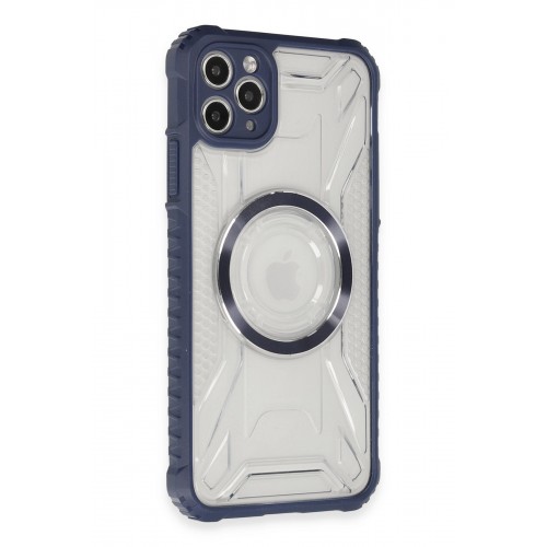 Newface iPhone 11 Pro Max Kılıf Prag Magneticsafe Kapak - Lacivert Newface iPhone 11 Pro Max Kılıf Prag Magneticsafe Kapak - Lacivert