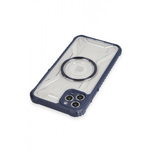 Newface iPhone 11 Pro Max Kılıf Prag Magneticsafe Kapak - Lacivert Newface iPhone 11 Pro Max Kılıf Prag Magneticsafe Kapak - Lacivert