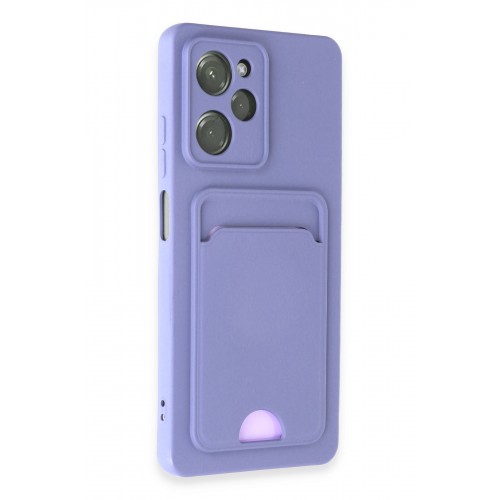 Newface Xiaomi Poco X5 Pro 5G Kılıf Kelvin Kartvizitli Silikon - Lila Newface Xiaomi Poco X5 Pro 5G Kılıf Kelvin Kartvizitli Silikon - Lila