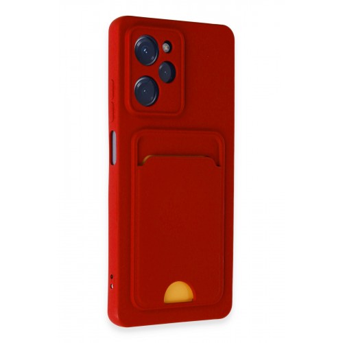 Newface Xiaomi Poco X5 Pro 5G Kılıf Kelvin Kartvizitli Silikon - Kırmızı Newface Xiaomi Poco X5 Pro 5G Kılıf Kelvin Kartvizitli Silikon - Kırmızı