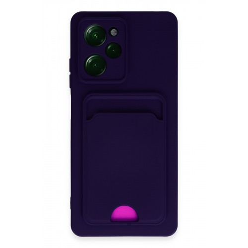 Newface Xiaomi Poco X5 Pro 5G Kılıf Kelvin Kartvizitli Silikon - Derin Mor Newface Xiaomi Poco X5 Pro 5G Kılıf Kelvin Kartvizitli Silikon - Derin Mor