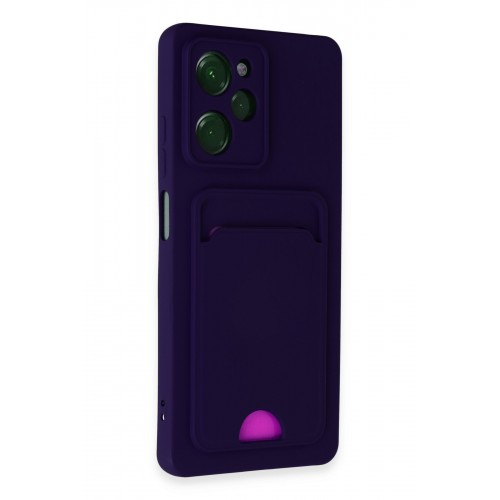 Newface Xiaomi Poco X5 Pro 5G Kılıf Kelvin Kartvizitli Silikon - Derin Mor Newface Xiaomi Poco X5 Pro 5G Kılıf Kelvin Kartvizitli Silikon - Derin Mor