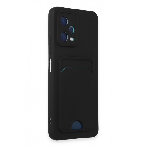 Newface Xiaomi Redmi Note 12 5G Kılıf Kelvin Kartvizitli Silikon - Siyah Newface Xiaomi Redmi Note 12 5G Kılıf Kelvin Kartvizitli Silikon - Siyah