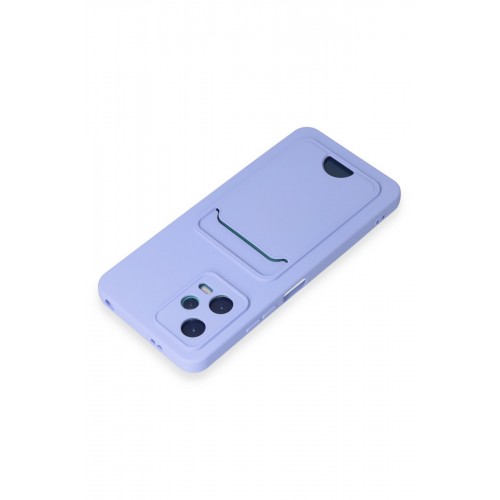 Newface Xiaomi Redmi Note 12 5G Kılıf Kelvin Kartvizitli Silikon - Lila Newface Xiaomi Redmi Note 12 5G Kılıf Kelvin Kartvizitli Silikon - Lila