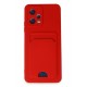 Newface Xiaomi Redmi Note 12 5G Kılıf Kelvin Kartvizitli Silikon - Kırmızı Newface Xiaomi Redmi Note 12 5G Kılıf Kelvin Kartvizitli Silikon - Kırmızı