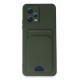 Newface Xiaomi Redmi Note 12 5G Kılıf Kelvin Kartvizitli Silikon - Koyu Yeşil Newface Xiaomi Redmi Note 12 5G Kılıf Kelvin Kartvizitli Silikon - Koyu Yeşil