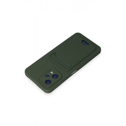 Newface Xiaomi Redmi Note 12 5G Kılıf Kelvin Kartvizitli Silikon - Koyu Yeşil Newface Xiaomi Redmi Note 12 5G Kılıf Kelvin Kartvizitli Silikon - Koyu Yeşil