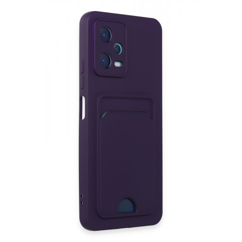 Newface Xiaomi Redmi Note 12 5G Kılıf Kelvin Kartvizitli Silikon - Derin Mor Newface Xiaomi Redmi Note 12 5G Kılıf Kelvin Kartvizitli Silikon - Derin Mor