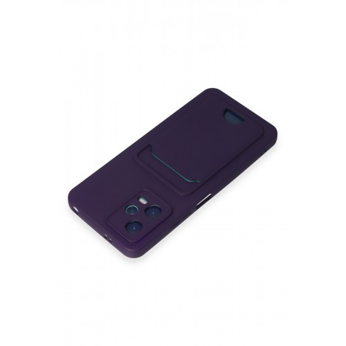 Newface Xiaomi Redmi Note 12 5G Kılıf Kelvin Kartvizitli Silikon - Derin Mor Newface Xiaomi Redmi Note 12 5G Kılıf Kelvin Kartvizitli Silikon - Derin Mor