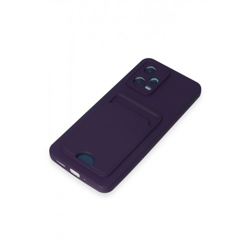 Newface Xiaomi Redmi Note 12 5G Kılıf Kelvin Kartvizitli Silikon - Derin Mor Newface Xiaomi Redmi Note 12 5G Kılıf Kelvin Kartvizitli Silikon - Derin Mor