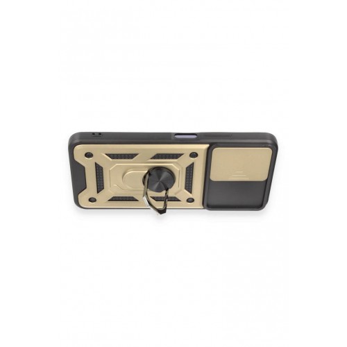 Newface Xiaomi Redmi Note 12 5G Kılıf Pars Lens Yüzüklü Silikon - Gold Newface Xiaomi Redmi Note 12 5G Kılıf Pars Lens Yüzüklü Silikon - Gold