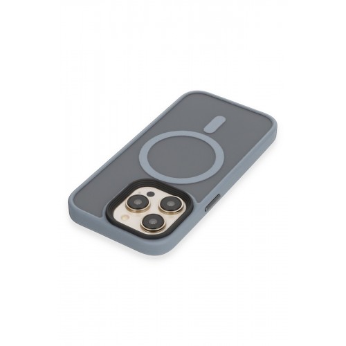 Newface iPhone 14 Pro Max Kılıf Trex Magneticsafe Kapak - Sierra Blue Newface iPhone 14 Pro Max Kılıf Trex Magneticsafe Kapak - Sierra Blue