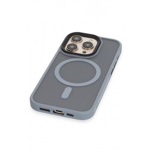 Newface iPhone 14 Pro Max Kılıf Trex Magneticsafe Kapak - Sierra Blue Newface iPhone 14 Pro Max Kılıf Trex Magneticsafe Kapak - Sierra Blue