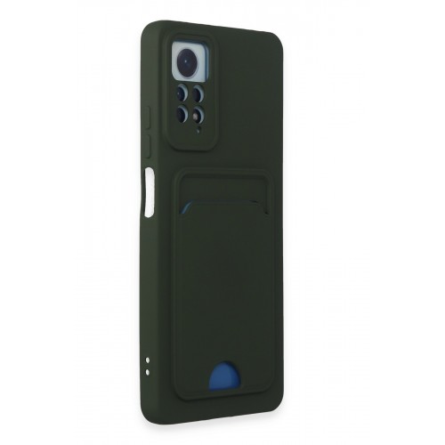 Newface Xiaomi Redmi Note 12 Pro 4G Kılıf Kelvin Kartvizitli Silikon - Koyu Yeşil Newface Xiaomi Redmi Note 12 Pro 4G Kılıf Kelvin Kartvizitli Silikon - Koyu Yeşil