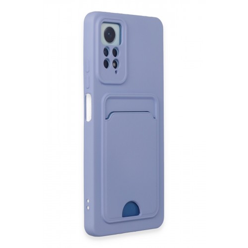 Newface Xiaomi Redmi Note 12 Pro 4G Kılıf Kelvin Kartvizitli Silikon - Lila Newface Xiaomi Redmi Note 12 Pro 4G Kılıf Kelvin Kartvizitli Silikon - Lila
