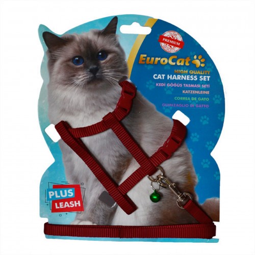 EuroCat Kedi Göğüs Tasması Kahverengi EuroCat Kedi Göğüs Tasması Kahverengi