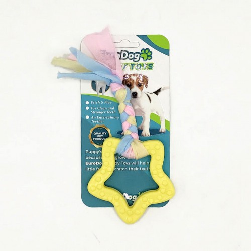 EuroDog Puppy Toys Sarı Beşgen Diş Kaşıma Oyuncağı EuroDog Puppy Toys Sarı Beşgen Diş Kaşıma Oyuncağı