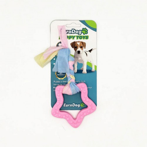 EuroDog Puppy Toys Pembe Beşgen Diş Kaşıma Oyuncağı EuroDog Puppy Toys Pembe Beşgen Diş Kaşıma Oyuncağı