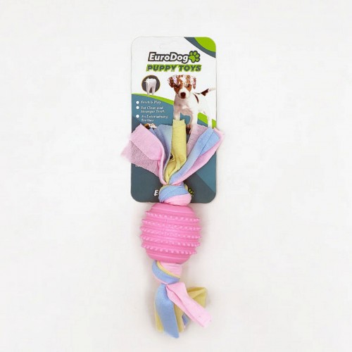 EuroDog Puppy Toys Pembe Tırtıklı Top Diş Kaş.Oy. EuroDog Puppy Toys Pembe Tırtıklı Top Diş Kaş.Oy.