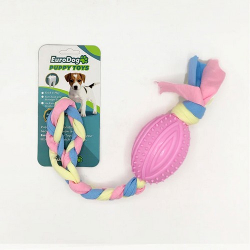 EuroDog Puppy Toys Pembe Rugby Topu Diş Kaşıma Oy. EuroDog Puppy Toys Pembe Rugby Topu Diş Kaşıma Oy.