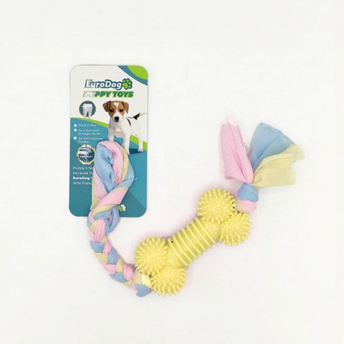 EuroDog Puppy Toys Sarı Kemik Diş Kaşıma Oyuncağı EuroDog Puppy Toys Sarı Kemik Diş Kaşıma Oyuncağı