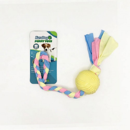 EuroDog Puppy Toys Sarı Top Diş Kaşıma Oyuncağı EuroDog Puppy Toys Sarı Top Diş Kaşıma Oyuncağı