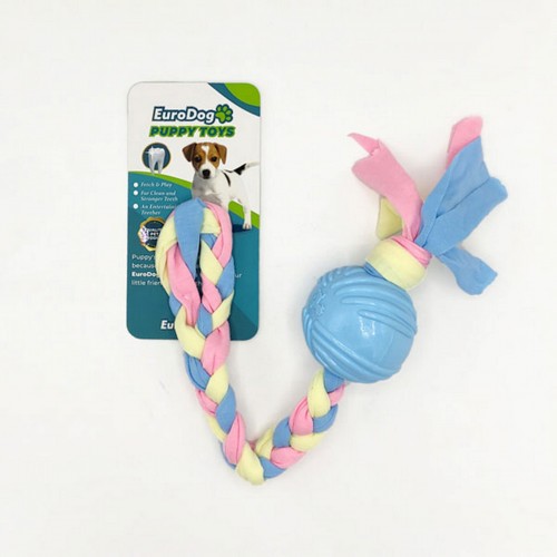 EuroDog Puppy Toys Mavi Top Diş Kaşıma Oyuncağı EuroDog Puppy Toys Mavi Top Diş Kaşıma Oyuncağı
