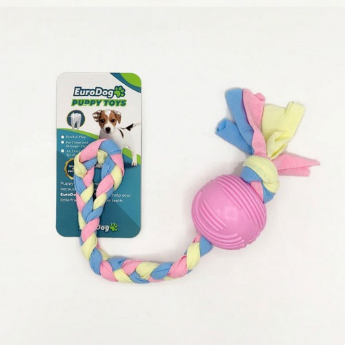 EuroDog Puppy Toys Pembe Top Diş Kaşıma Oyuncağı EuroDog Puppy Toys Pembe Top Diş Kaşıma Oyuncağı
