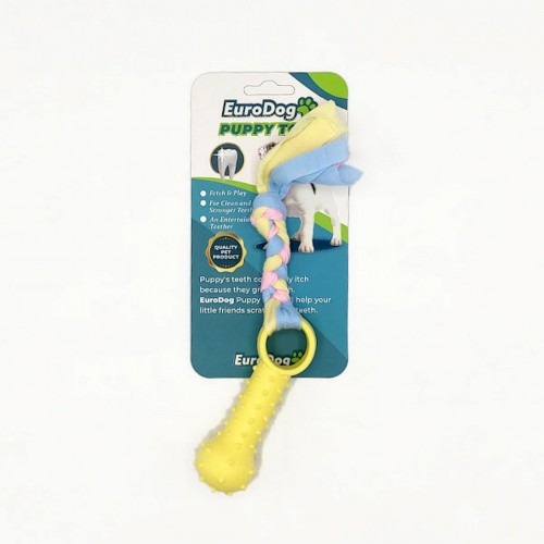 EuroDog Puppy Toys Sarı Ufak Kemik Diş Kaşıma Oy. EuroDog Puppy Toys Sarı Ufak Kemik Diş Kaşıma Oy.