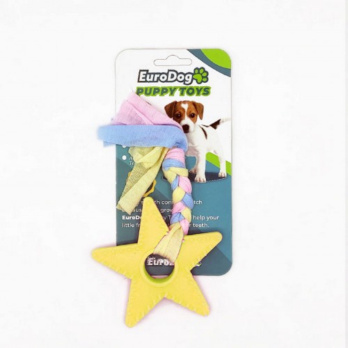 EuroDog Puppy Toys Sarı Yıldız Diş Kaşıma Oy. EuroDog Puppy Toys Sarı Yıldız Diş Kaşıma Oy.
