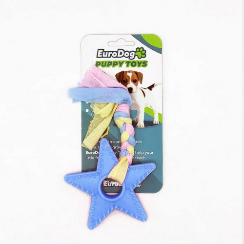 EuroDog Puppy Toys Mavi Yıldız Diş Kaşıma Oy. EuroDog Puppy Toys Mavi Yıldız Diş Kaşıma Oy.
