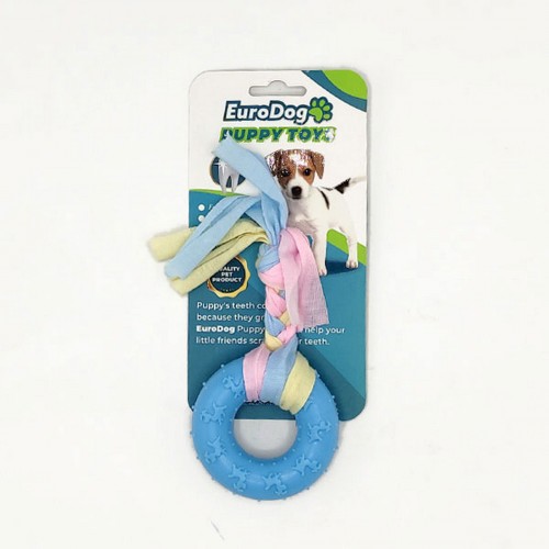 EuroDog Puppy Toys Mavi Ufak Halka Diş Kaşıma Oy. EuroDog Puppy Toys Mavi Ufak Halka Diş Kaşıma Oy.