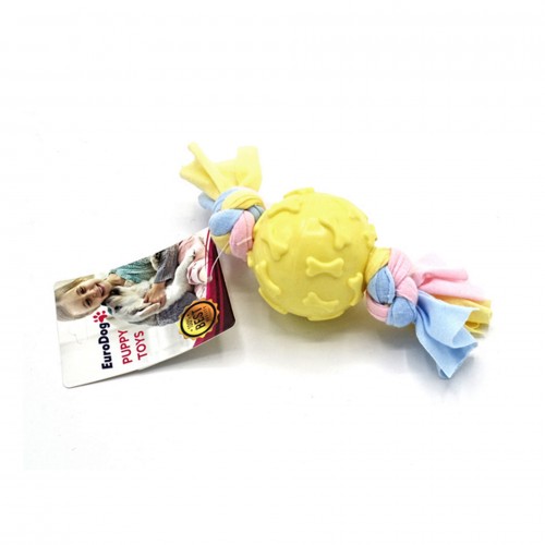 EuroDog Puppy Toys Sarı Kemik Des.Top Diş Kaş.Oy. EuroDog Puppy Toys Sarı Kemik Des.Top Diş Kaş.Oy.