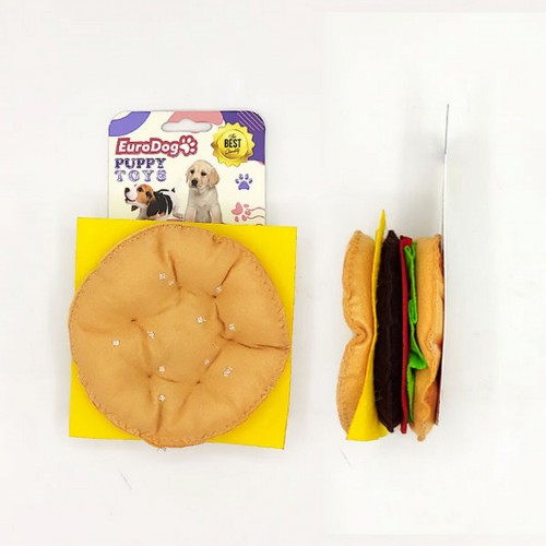 EuroDog Puppy Pet Toys Hamburger EuroDog Puppy Pet Toys Hamburger