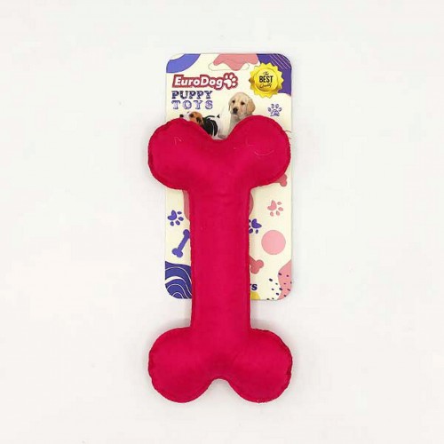 EuroDog Puppy Pet Toys Kemik Pembe EuroDog Puppy Pet Toys Kemik Pembe