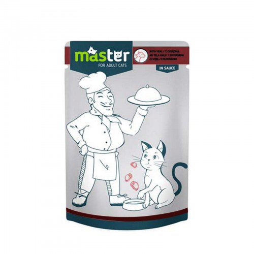 Master Dana Etli Pouch Kedi Maması Jöle 80 Gr Master Dana Etli Pouch Kedi Maması Jöle 80 Gr