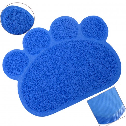 CatMat Pati Desenli Kedi Paspası Mavi 60x45 cm CatMat Pati Desenli Kedi Paspası Mavi 60x45 cm