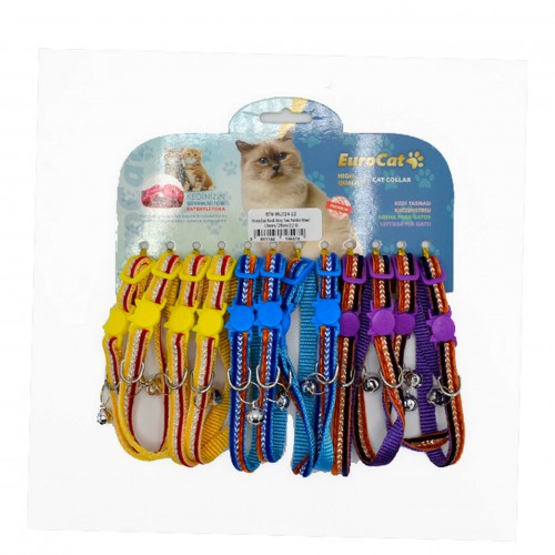 EuroCat Kedi Boy.Tas.Yaldız Mavi 10mm28cm(12 li) EuroCat Kedi Boy.Tas.Yaldız Mavi 10mm28cm(12 li)