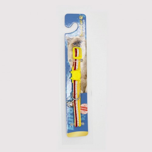 EuroCat Kedi Boy.Tas.Yaldız Sarı 10mm28cm Tek EuroCat Kedi Boy.Tas.Yaldız Sarı 10mm28cm Tek