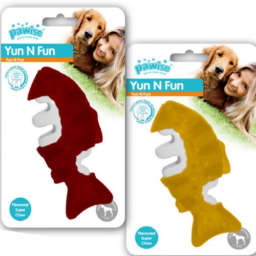 Pawise Yum N Fun Balık Aromalı Çiğneme Köpek Oyuncağı 12,5 cm Pawise Yum N Fun Balık Aromalı Çiğneme Köpek Oyuncağı 12,5 cm